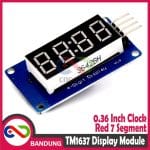 TM1637 DISPLAY MODULE FOR ARDUINO 7 SEGMENT 0.36INCH CLOCK RED - Image 2