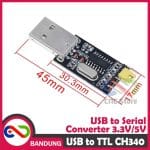 USB TTL CH340 CH340G USB TO SERIAL 3.3V OR 5V MICROCONTROLLER PROGRAM - Image 5