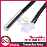 THERMISTOR NTC 3950 10K 1M METER TEMPERATURE SENSOR SUHU PROBE - Image 3