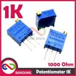 POTENSIOMETER 1K POTENTIOMETER POTENSIO TRIMPOT MULTITURN VR 3296W-1-102LF 102