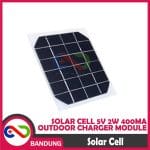SOLAR CELL 5V 2W 400MA PANEL SURYA OUTDOOR CHARGER MODULE