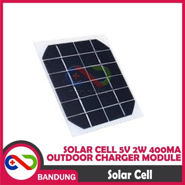 SOLAR CELL 5V 2W 400MA PANEL SURYA OUTDOOR CHARGER MODULE