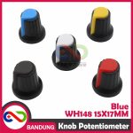 KNOB POTENTIOMETER POTENSIOMETER ROTARY WH148 15X17MM BLUE BIRU - Image 4
