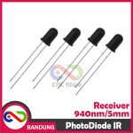 IR INFRARED INFRA RED LED PHOTODIODE RECEIVER PENERIMA 940NM 5MM - Image 3