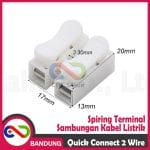 QUICK CONNECT 2 WIRE SPIRING TERMINAL FOR SAMBUNGAN KABEL LISTRIK - Image 4