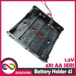 CNC KOTAK BATERAI AA TEMPAT BATTERY 4X1 TEMPAT BATRE 1,5V AA 4S - Image 2