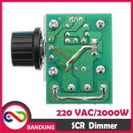 SCR 220V 220VAC 2000W DIMMER SPEED REGULATOR CONTROLLER MOTOR LAMPU MODULE - Image 4