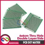 PCB DOT MATRIX THRU HOLE DOUBLE LAYER 4X6CM 4*6CM - Image 3