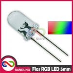 LED FLASHING THREE COLOR COLORFUL 5MM RGB LIGHT CLEAR DUA KAKI DIMMER NYALA BERGANTIAN - Image 2