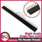 PIN HEADER STRIP FEMALE 1X40 2.54MM RIGHT ANGLE L SHAPED BENGKOK - Image 3