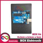 BOX ELEKTRONIK X4 KOTAK RANGKAIAN ARDUINO 12.5x8.5x5 CASING BLACK X-4 - Image 5