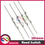 REED SWITCH 2X14MM GLASS MAGNETIC MAGNETRON DETECTOR SAKLAR SENSOR N/O NO