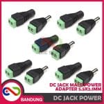 DC JACK MALE POWER ADAPTER 5.5X2.1MM BAUT SOCKET SOKET 2.1X5.5MM - Image 5