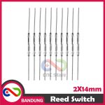 REED SWITCH 2X14MM GLASS MAGNETIC MAGNETRON DETECTOR SAKLAR SENSOR N/O NO - Image 3