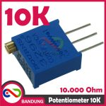 POTENSIOMETER 10K POTENTIOMETER POTENSIO TRIMPOT MULTITURN VR 3296W-1-103LF 103 - Image 3