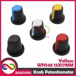 KNOB POTENTIOMETER POTENSIOMETER ROTARY WH148 15X17MM YELLOW KUNING - Image 4