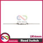 REED SWITCH 2X14MM GLASS MAGNETIC MAGNETRON DETECTOR SAKLAR SENSOR N/O NO - Image 2