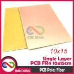 PCB POLOS SINGLE LAYER FR4 FIBER 10X15CM