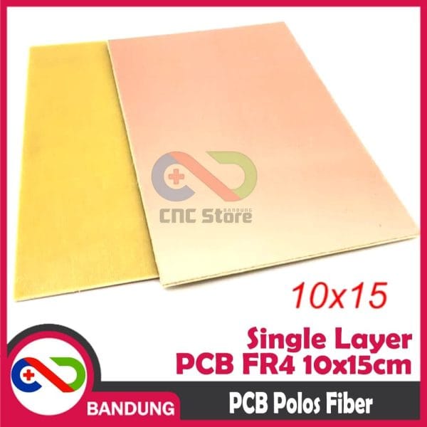 PCB POLOS SINGLE LAYER FR4 FIBER 10X15CM