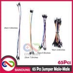 65PCS JUMPER CABLE MALE TO MALE FOR BREADBOARD - Image 3