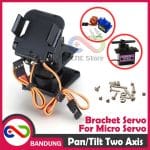 DUAL-AXIS X Y BRACKET SERVO SG90 MG90 FPV KAMERA DIY GIMBAL ARM LIGHT TRACKING