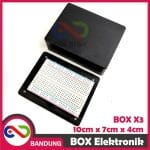 BOX ELEKTRONIK X3 KOTAK RANGKAIAN ARDUINO 10x7x4 CASING BLACK BOX X-3 - Image 5