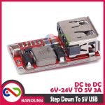 DC-DC USB STEP DOWN CONVERTER 6V-24V TO 5V 3A MODULE - Image 4