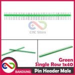 PIN HEADER MALE STRIP SINGLE ROW 1X40 2.54MM GREEN HIJAU - Image 4