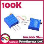 POTENSIOMETER 100K POTENTIOMETER POTENSIO TRIMPOT MULTITURN VR 3296W-1-104LF 104 - Image 4