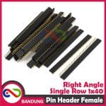 PIN HEADER STRIP FEMALE 1X40 2.54MM RIGHT ANGLE L SHAPED BENGKOK - Image 5