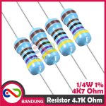 10X RESISTOR 4700OHM 4K7 4.7K 1/4W METAL FILM - Image 4
