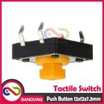 TACTILE SWITCH PUSH BUTTON TC-1212T 12x12x7.3 MM FOR ARDUINO - Image 3