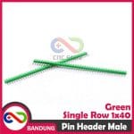 PIN HEADER MALE STRIP SINGLE ROW 1X40 2.54MM GREEN HIJAU - Image 3