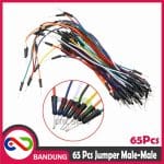 65PCS JUMPER CABLE MALE TO MALE FOR BREADBOARD