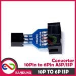 AVRISP USB ASP ISP CONVERTER 10P TO 6P BURN BOOTLOADER USBASP PROGRAMER ARDUINO AVRRIS - Image 3