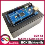 BOX ELEKTRONIK X4 KOTAK RANGKAIAN ARDUINO 12.5x8.5x5 CASING BLACK X-4