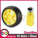 RODA MOTOR DC GEAR BOX SET SMART CAR 1 48 DIY ARDUINO RASPBERRY