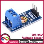 SENSOR TEGANGAN VOLTAGE SENSOR DC 0-25V ARDUINO RASPBERRY PI