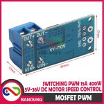 MOSFET POWER SWITCH SWITCHING PWM 15A 400W 5V-36V DC MOTOR SPEED CONTROL - Image 5