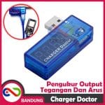USB DOCTOR CHARGER POWER METER 5V 0-3A PENDETEKSI PENGUKUR TEGANGAN DAN ARUS AMPERE METER VOLT METER