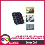 SOLAR CELL 5V 2W 400MA PANEL SURYA OUTDOOR CHARGER MODULE - Image 2