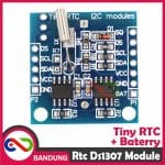 RTC DS1307 REAL TIME CLOCK I2C ARDUINO UNO MEGA + BATTERY MODULE - Image 4