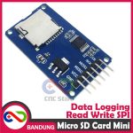 MICRO SD CARD MINI TF READER SLOT READ WRITE SPI MODULE FOR ARDUINO - Image 3