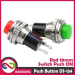 PUSH BUTTON DS-134 10MM RESET SWITCH RED MERAH - Image 4