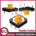TACTILE SWITCH PUSH BUTTON TC-1212T 12x12x7.3 MM FOR ARDUINO