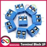 TERMINAL PCB BLOCK SCREW 2 PIN KF301-2P BLUE BIRU - Image 4