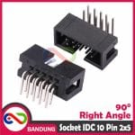 DC3-10P RIGHT ANGLE SOCKET SOKET PIN IDC 2x5 10PIN BOX HEADER MALE FOR ISP JTAG - Image 2