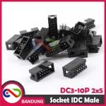DC3-10P SOCKET SOKET PIN IDC 2x5 10PIN BOX HEADER MALE FOR ISP JTAG - Image 5