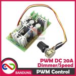 PWM DC 20A SPEED CONTROLLER MOTOR DIMMER LED CONTROLLER REGULATOR - Image 2