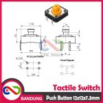 TACTILE SWITCH PUSH BUTTON TC-1212T 12x12x7.3 MM FOR ARDUINO - Image 5